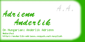 adrienn anderlik business card